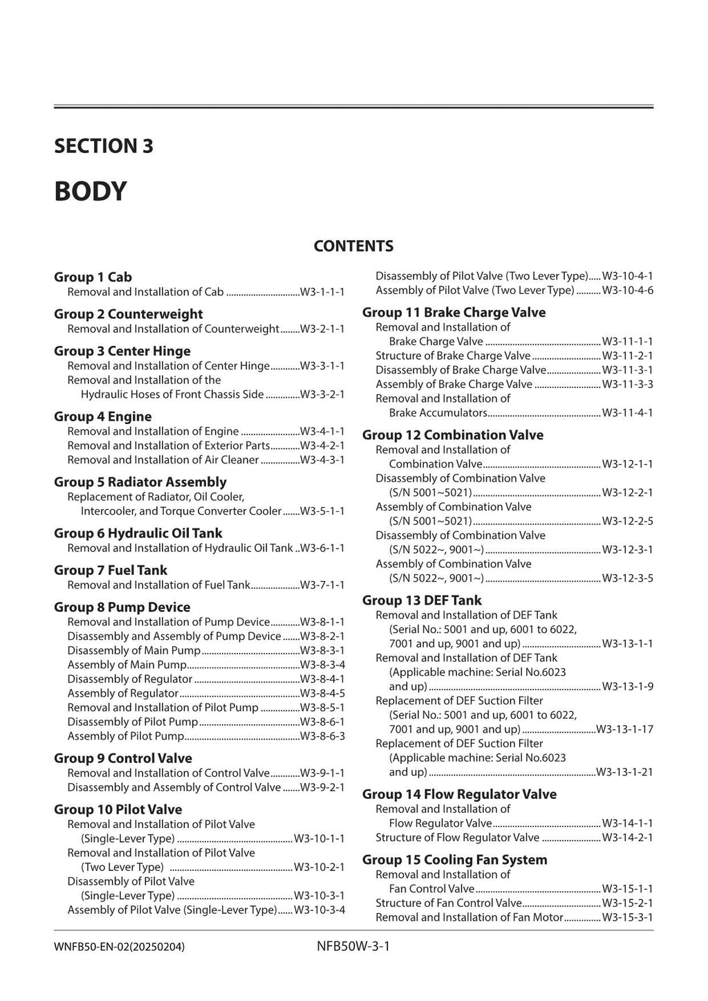 Hitachi ZW310-6 Wheel Loader Workshop Manual
