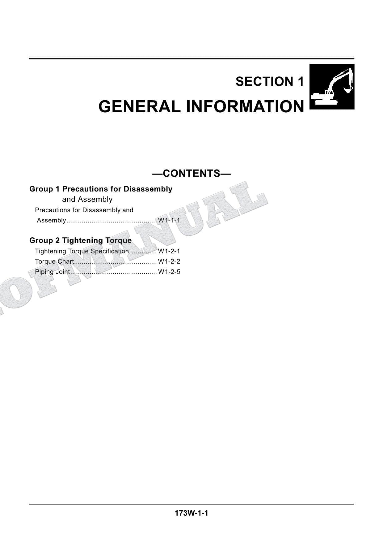 HITACHI EX300-5 EX300LC-5 EX330LC-5 EX350H-5 Excavator Workshop manual
