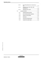 Liebherr D9508 engine Operators manual