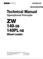 Hitachi ZW140-5B ZW140PL-5B Wheel Loader Technical Manual Operational Principle