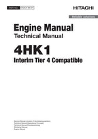 HITACHI 4HK1 ENGINE SERVICE MANUAL ETDCAEN01