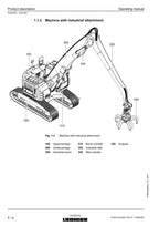 Liebherr R924 Compact TieRIII Excavator Operators manual serial 31010