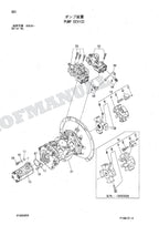 HITACHI ZAXIS ZX135UR Equipment Component Excavator Parts Catalog Manual