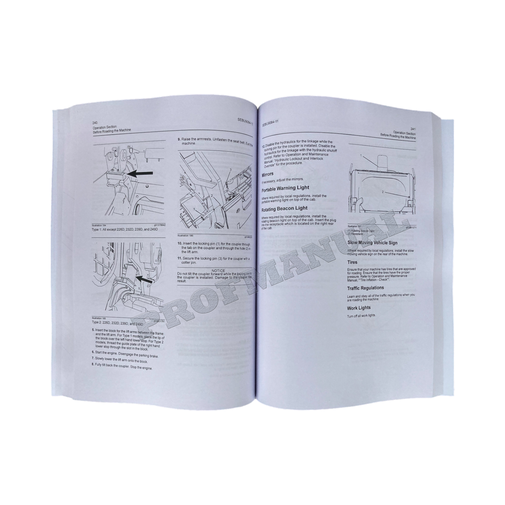 CATERPILLAR 226D 232D 236D 239D 242D 249D 257D 259D 262D 272D MANUAL DEL OPERADOR
