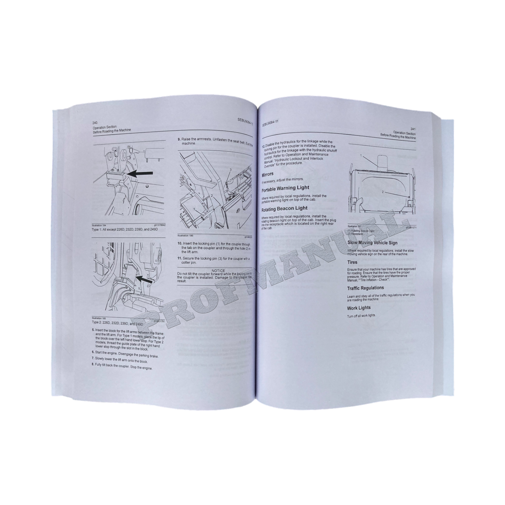 CATERPILLAR 226D 232D 236D 239D 242D 249D 257D 259D 262D 272D MANUAL DEL OPERADOR