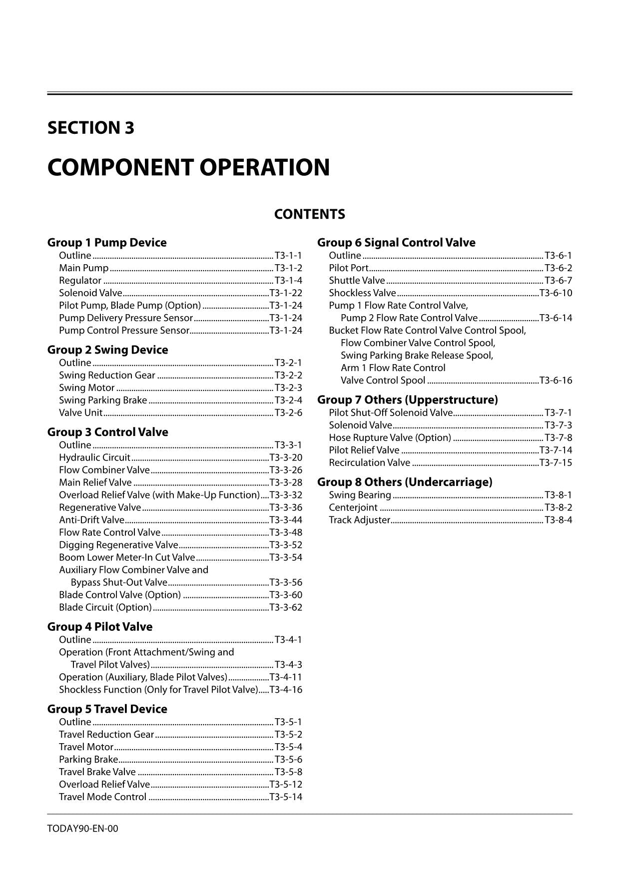 HITACHI ZAXIS ZX135US-5A Excavator Operational Principle Technical Manual