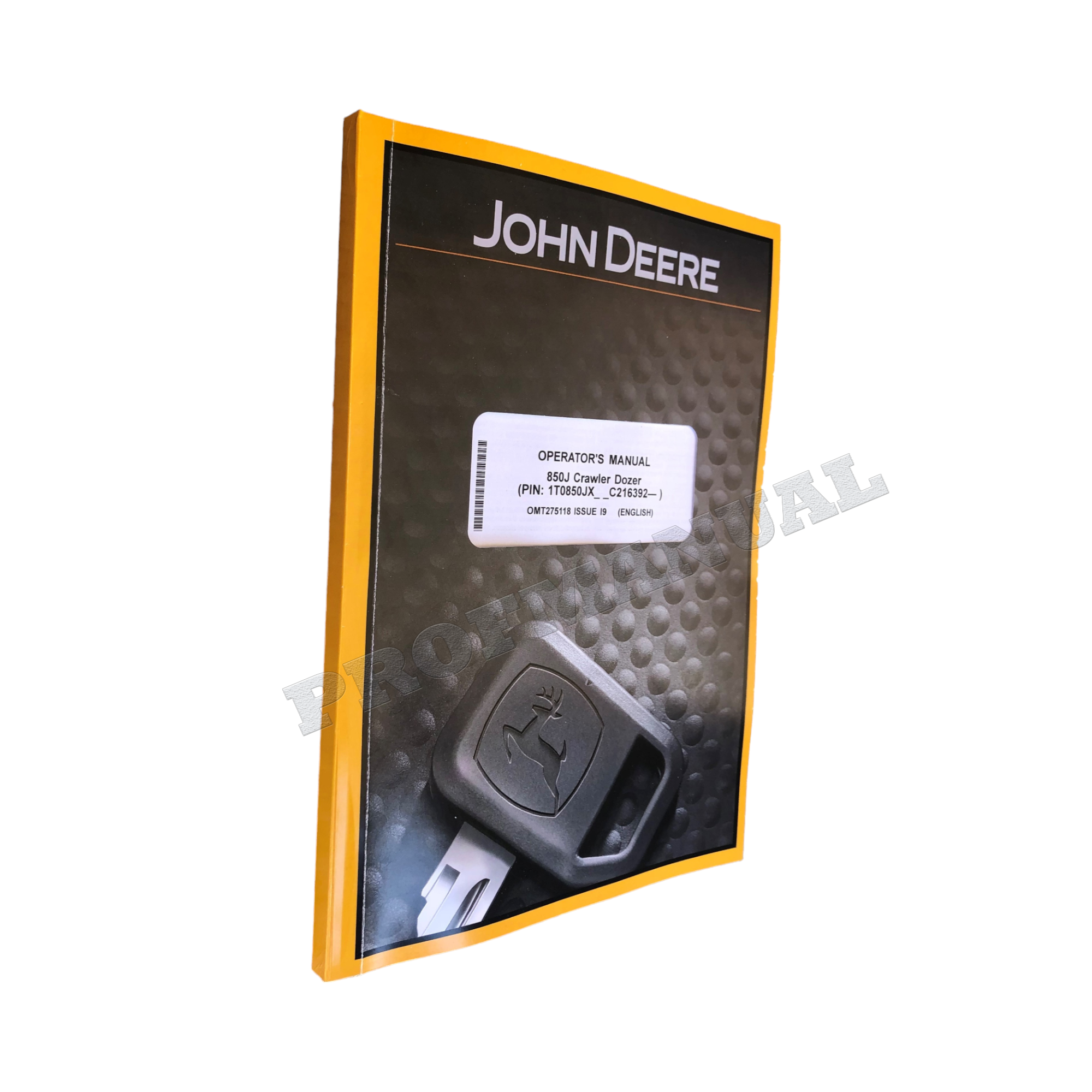MANUAL DEL OPERADOR DE LA TOPADORA SOBRE ORUGAS JONH DEERE 850J + ¡BONIFICACIÓN! 