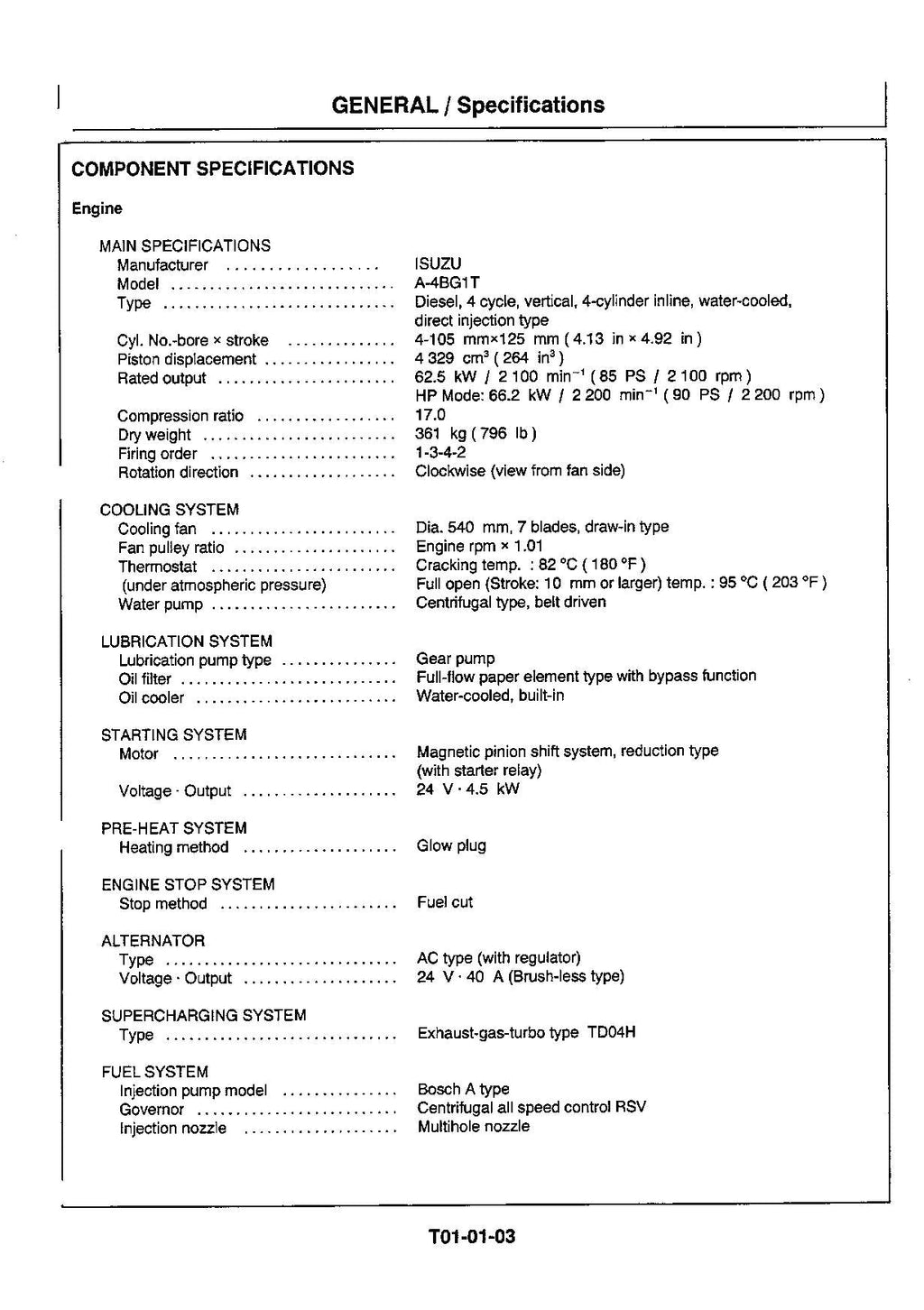 HITACHI EX120-5 Excavator Operational Principle Technical Manual