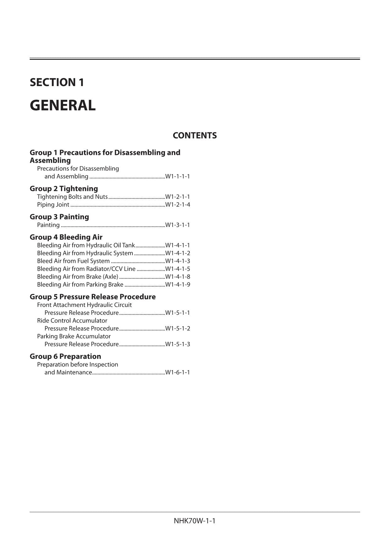 Hitachi ZW550-6 Wheel Loader Workshop Manual