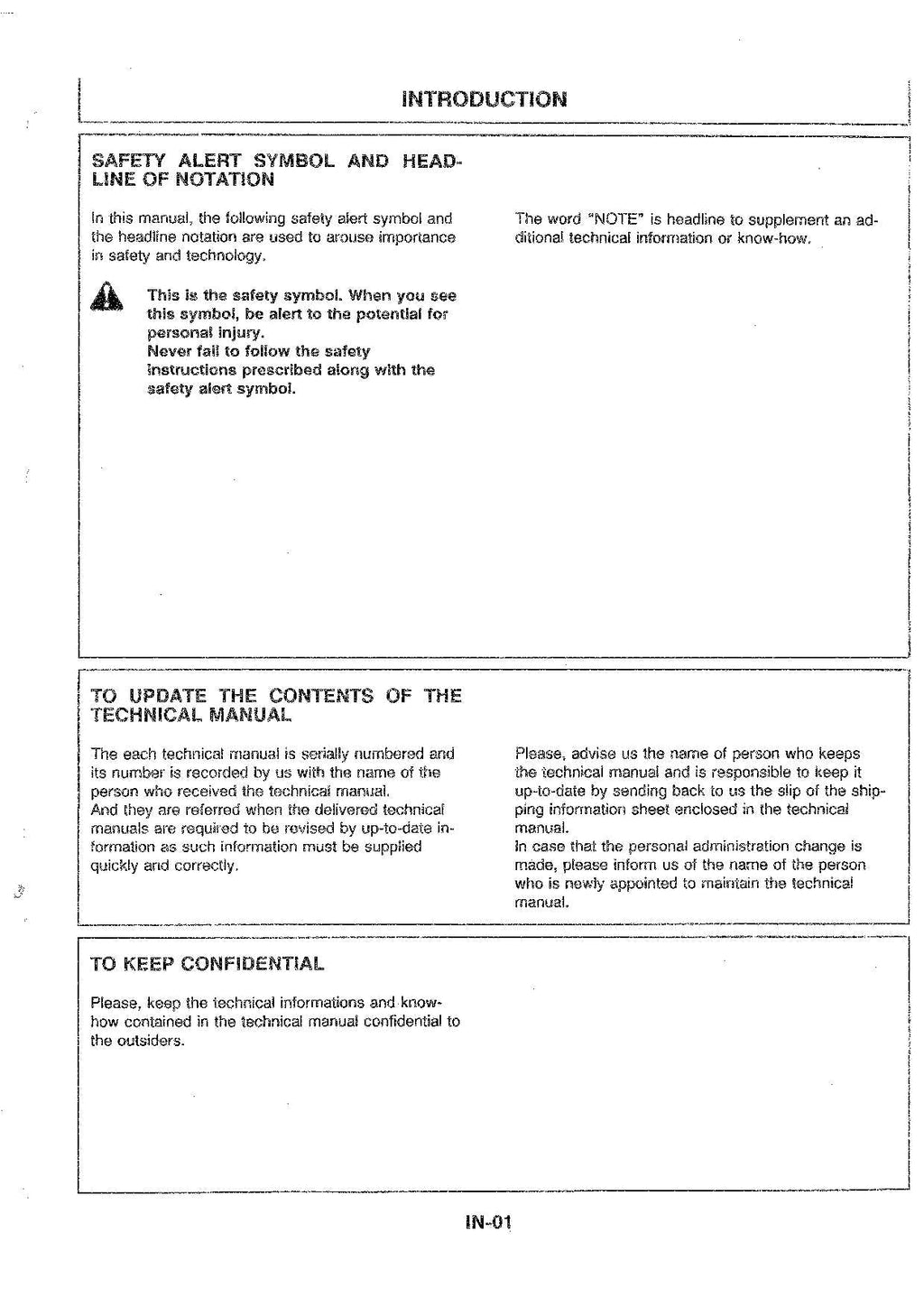 Hitachi EX25 EX35 EX40 Excavator Workshop Repair Service manual