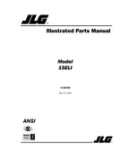 Manual del catálogo de piezas del mástil vertical JLG 15ELI