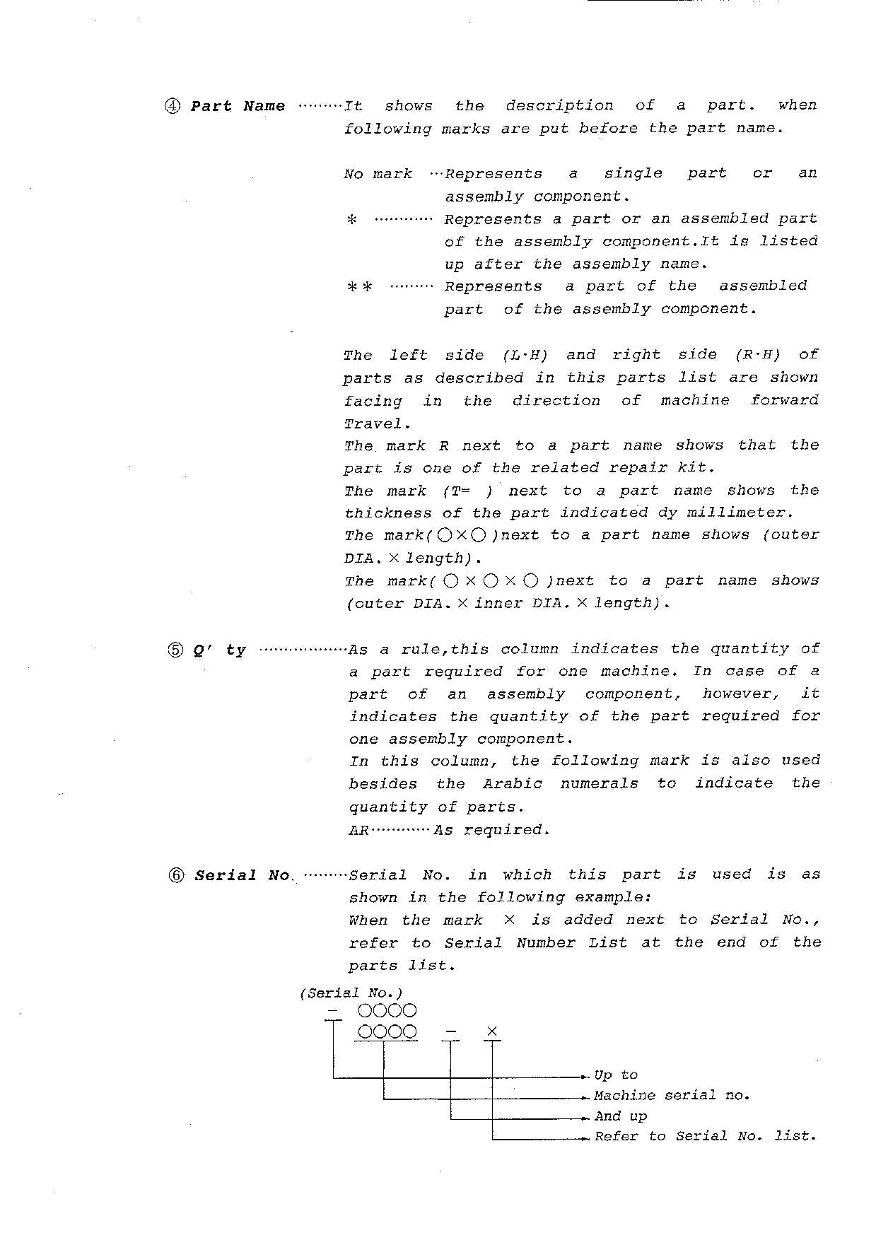 Hitachi FL365 Wheel Loader Parts Catalog Manual SN all