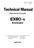 Manual técnico del principio de funcionamiento de la excavadora HITACHI EX80-5
