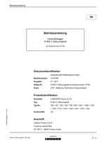 Liebherr R954 C miTverlängerten Abbruchausrüstung bagger Betriebsanleitung