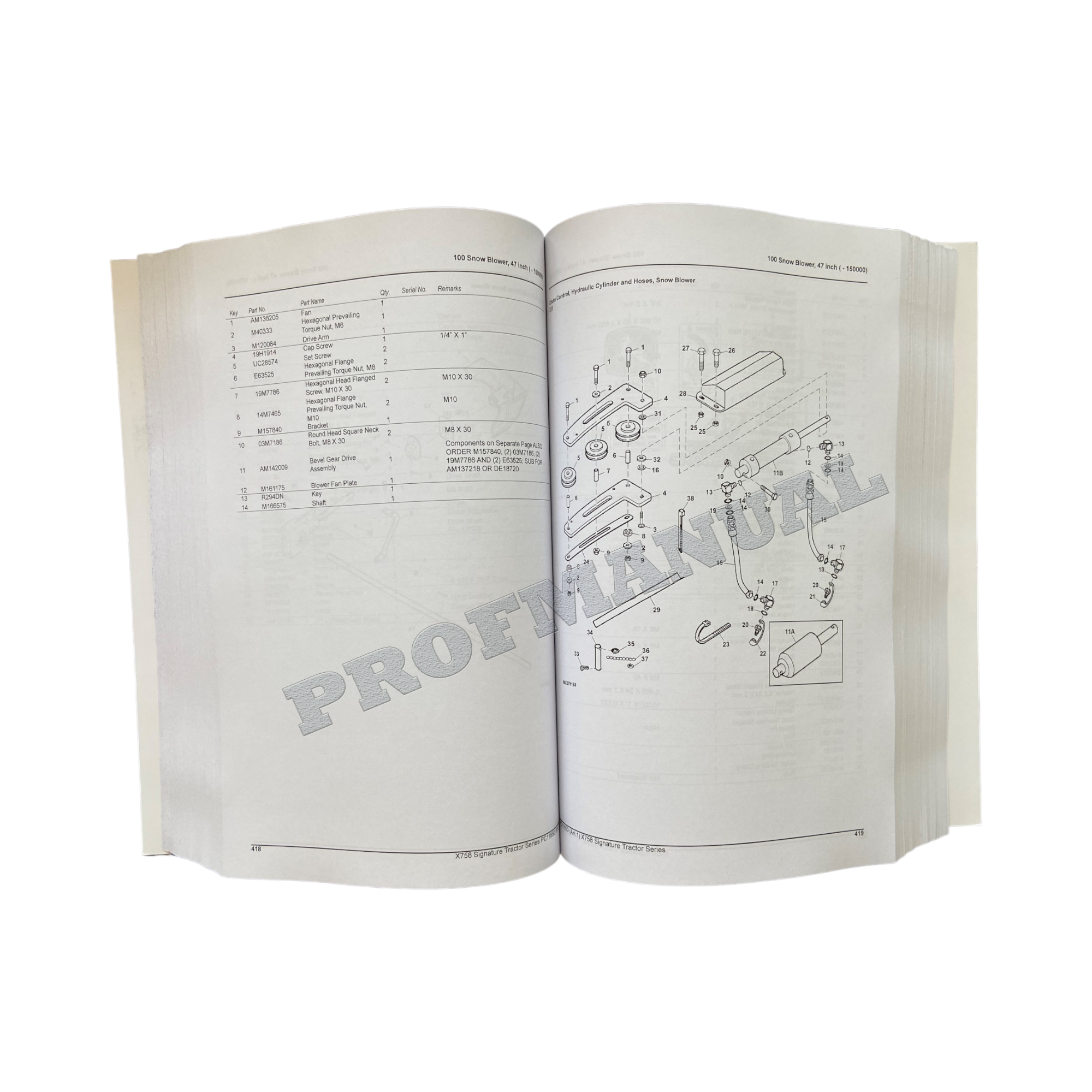 CATÁLOGO DE PIEZAS DEL TRACTOR JOHN DEERE X758 MANUAL + ¡BONIFICACIÓN! 