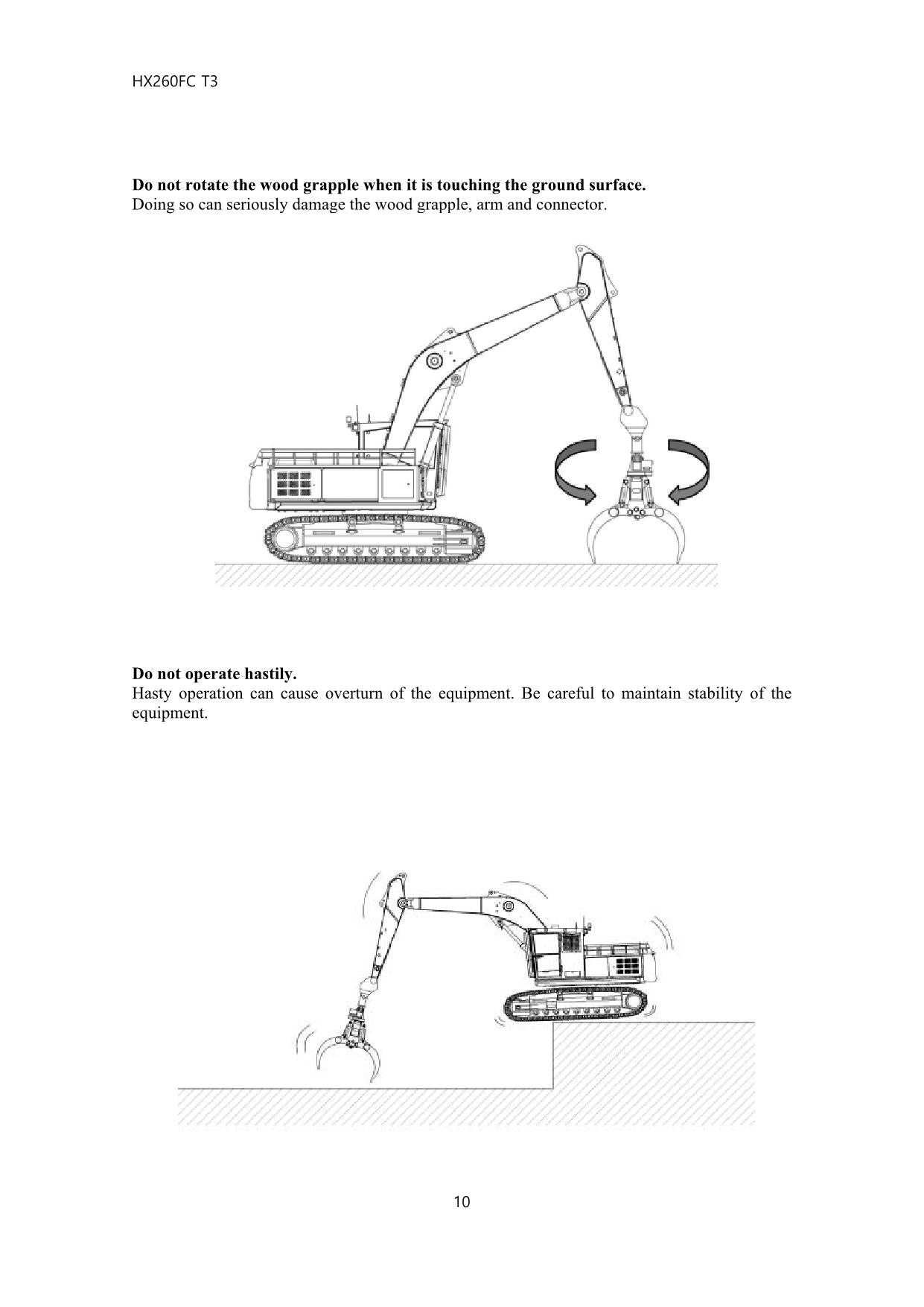 Hyundai HX260FC T3 CRAWLER EXCAVATOR Operators Maintenance Manual