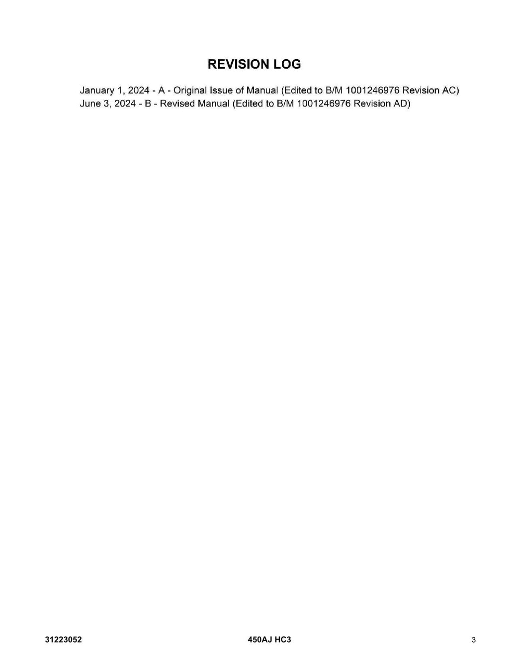 Manual del catálogo de piezas del elevador de pluma JLG 450AJ HC3 31223052