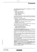 Liebherr L544 L544 T Wheel Loader Operators manual