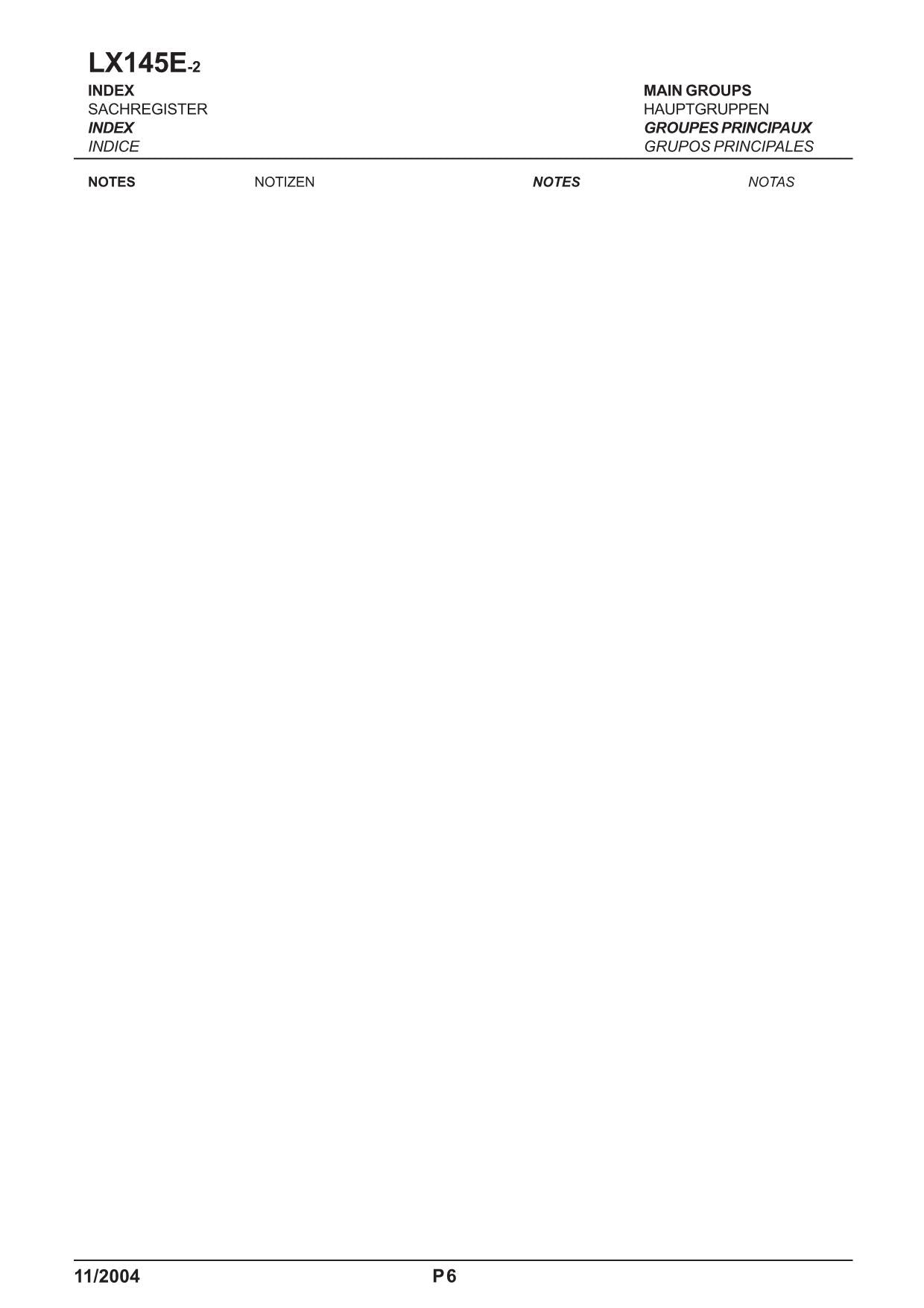 Hitachi LX145E-2 Wheel Loader Parts Catalog Manual SN 391F1500-up