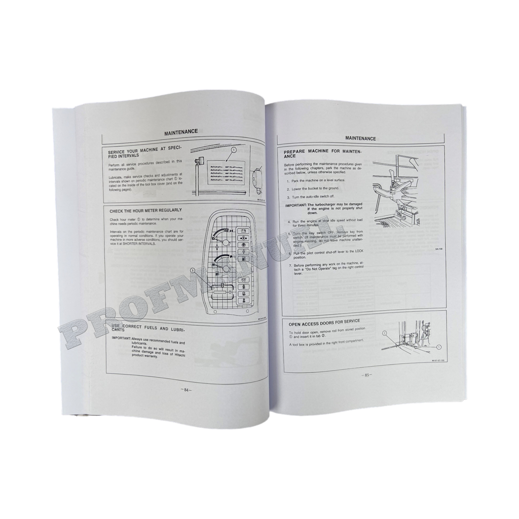 HITACHI EX200-2 EX200LC-2 EXCAVATOR OPERATORS MANUAL #2