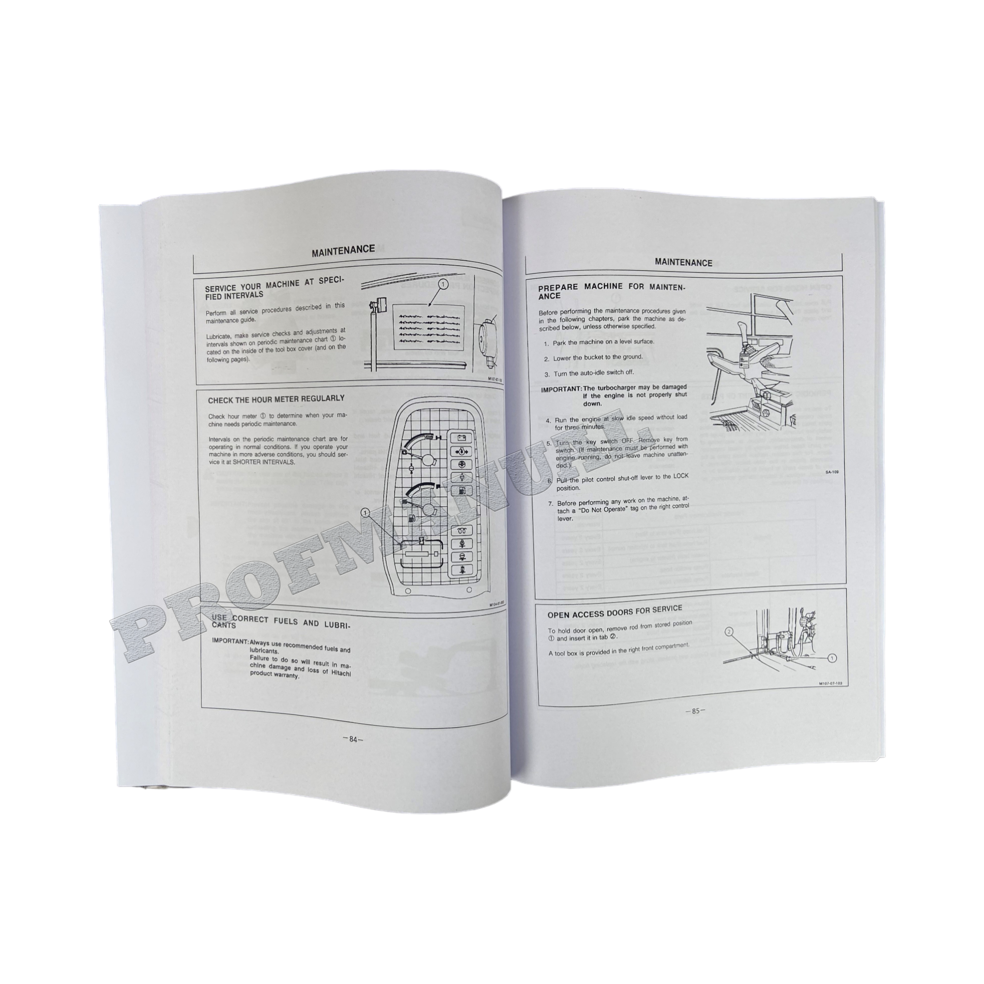 HITACHI EX200-2 EX200LC-2 EXCAVATOR OPERATORS MANUAL #2