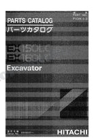 HITACHI EX150LC-5 EX160LC-5 Excavator Parts Catalog Manual