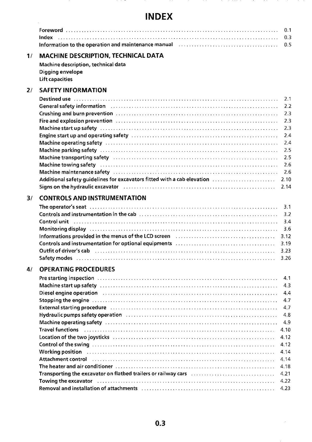 Liebherr R904 Litronic Excavator Operators manual serial 6370