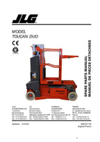 TOUCAN Duo Vertical Lift Parts Catalog Manual S.N. 5302-5311 MA032105