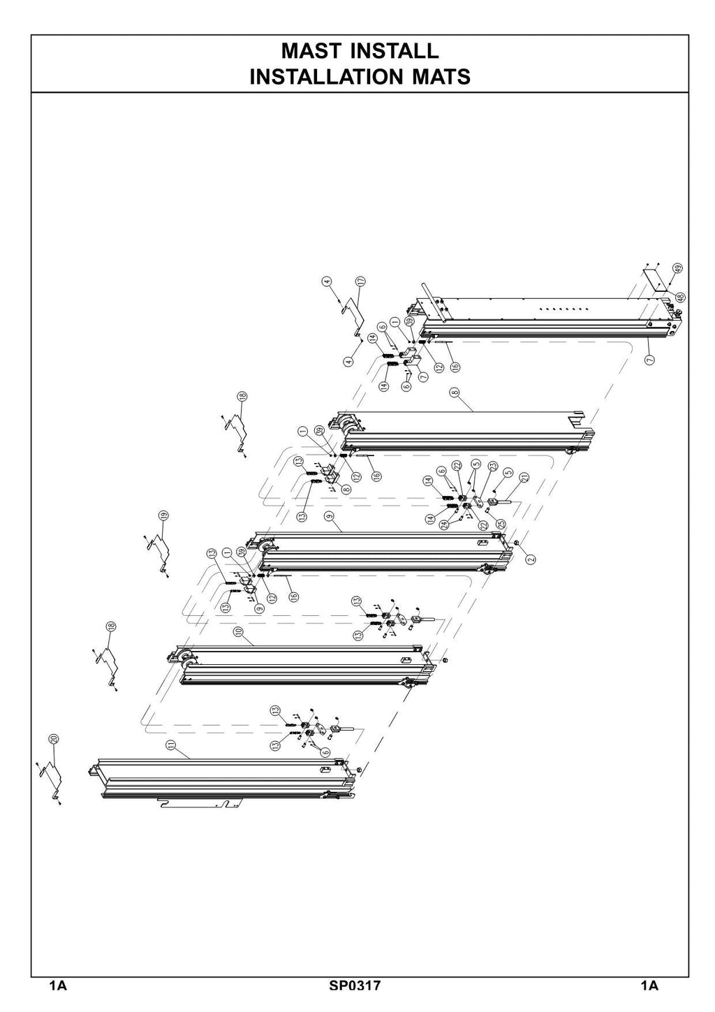 TOUCAN P20 Vertical Lift Parts Catalog Manual Multi language