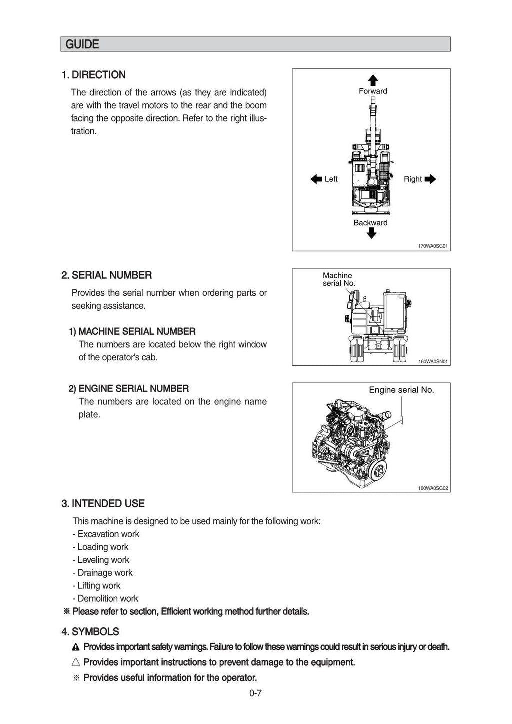 Hyundai HW170A CR WHEELED EXCAVATOR Operators Maintenance Manual