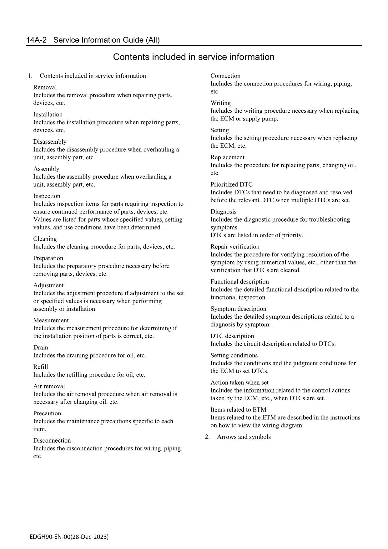 Hitachi 6HK1 Tier 2 Stage 2 Engine Service Manual with Schemes