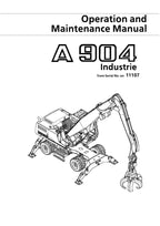 Liebherr A904 Industrie Excavator Operators manual