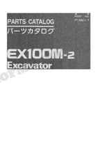 HITACHI EX100M-2 Excavator Parts Catalog Manual SN 03001-