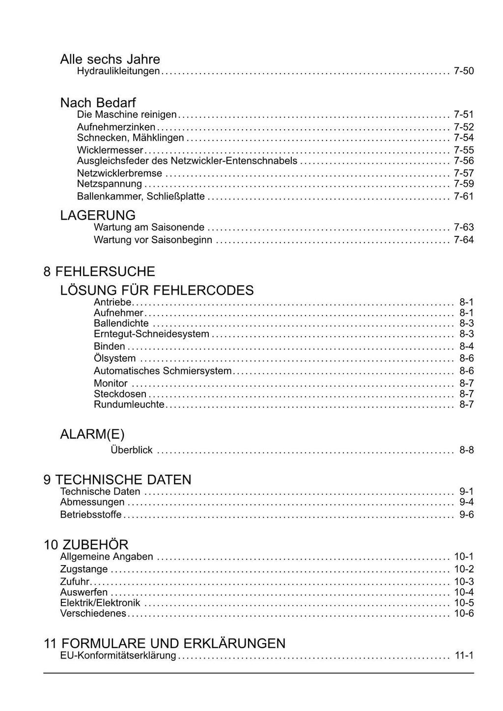 New Holland Roll Baler 125 Rundballenpresse Betriebsanleitung 91722542