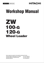 Hitachi ZW100-G ZW120-G Wheel Loader Workshop Manual