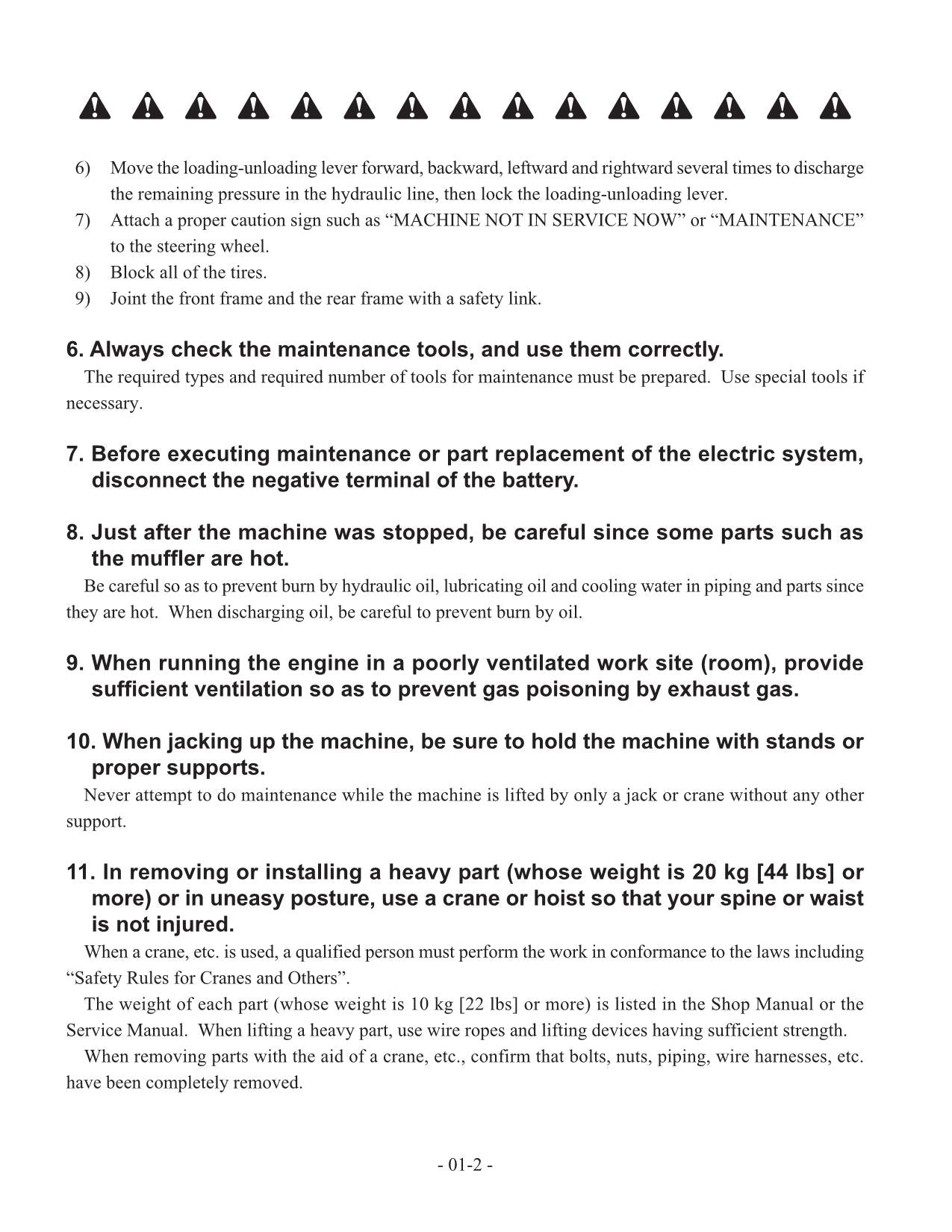 Hitachi LX300-7 LX360E Wheel Loader Workshop Manual