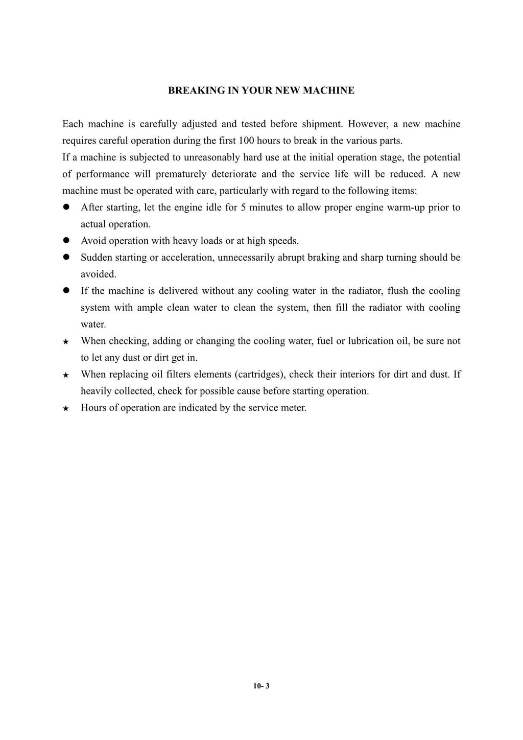 Hyundai HG170 MOTOR GRADER Operators Maintenance Manual