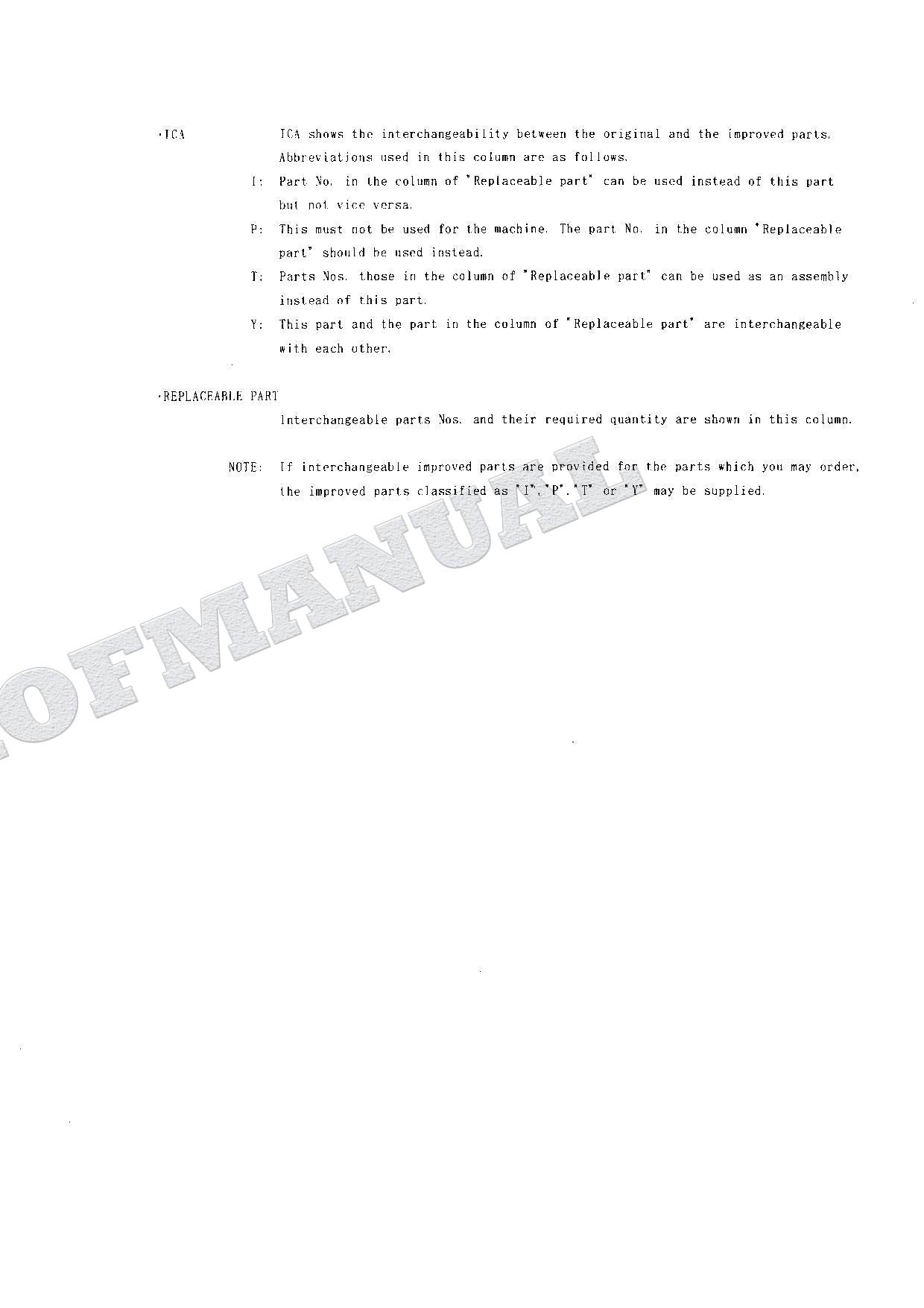 HITACHI EX100M-3 Excavator Parts Catalog Manual SN 03501-