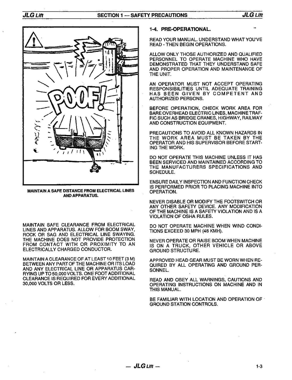 Manual del operador de mantenimiento y operación de elevadores de tijera JLG 60H 70H