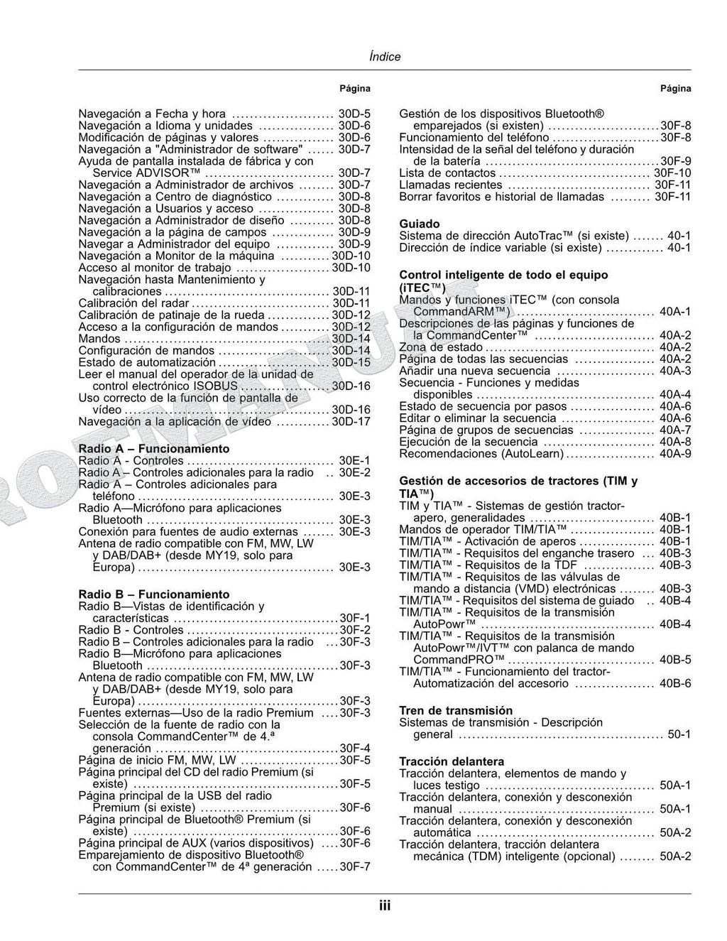 John Deere 6230R 6250R Tractor Manual del Operador Español MY2019-