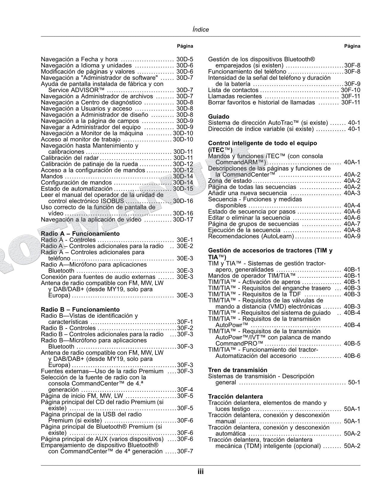 John Deere 6230R 6250R Tractor Manual del Operador Español MY2019-