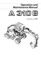 Liebherr A310B Excavator  Operators manual