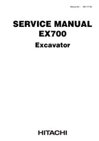 HITACHI EX700 EXCAVATOR SERVICE MANUAL