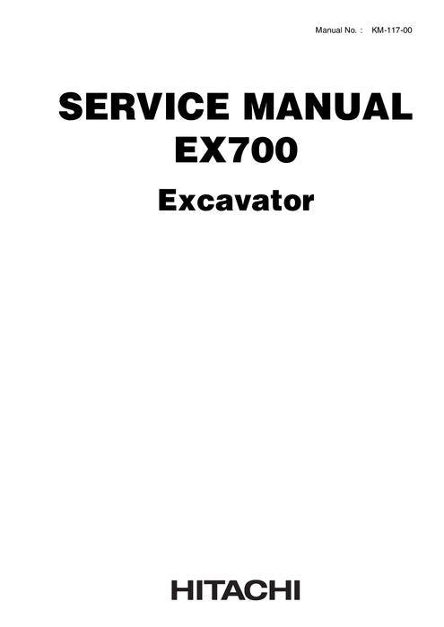 HITACHI EX700 EXCAVATOR SERVICE MANUAL