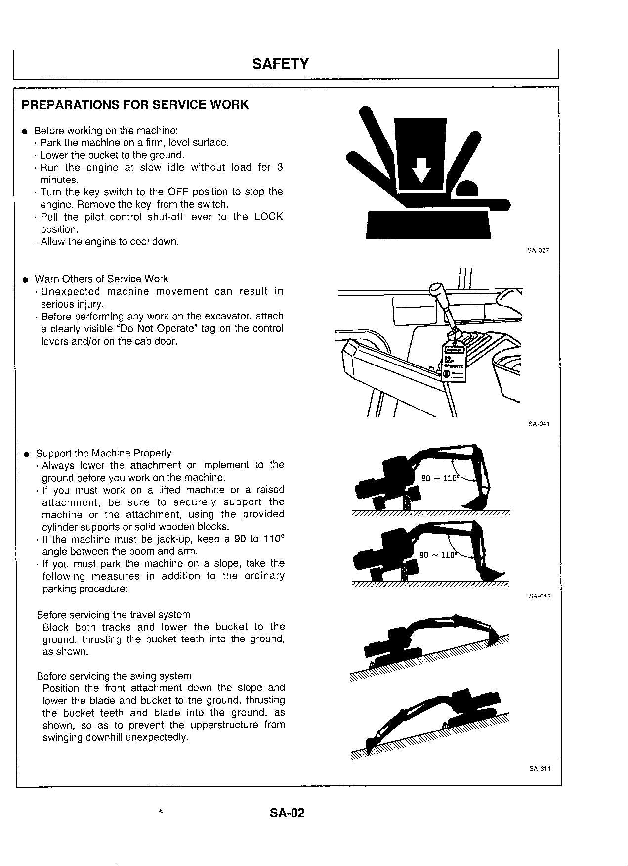 HITACHI EX60-3 Excavator Troubleshooting Operational Technical Service Manual
