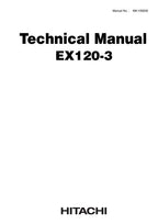 MANUAL DE SERVICIO DE LA EXCAVADORA HITACHI EX120-3
