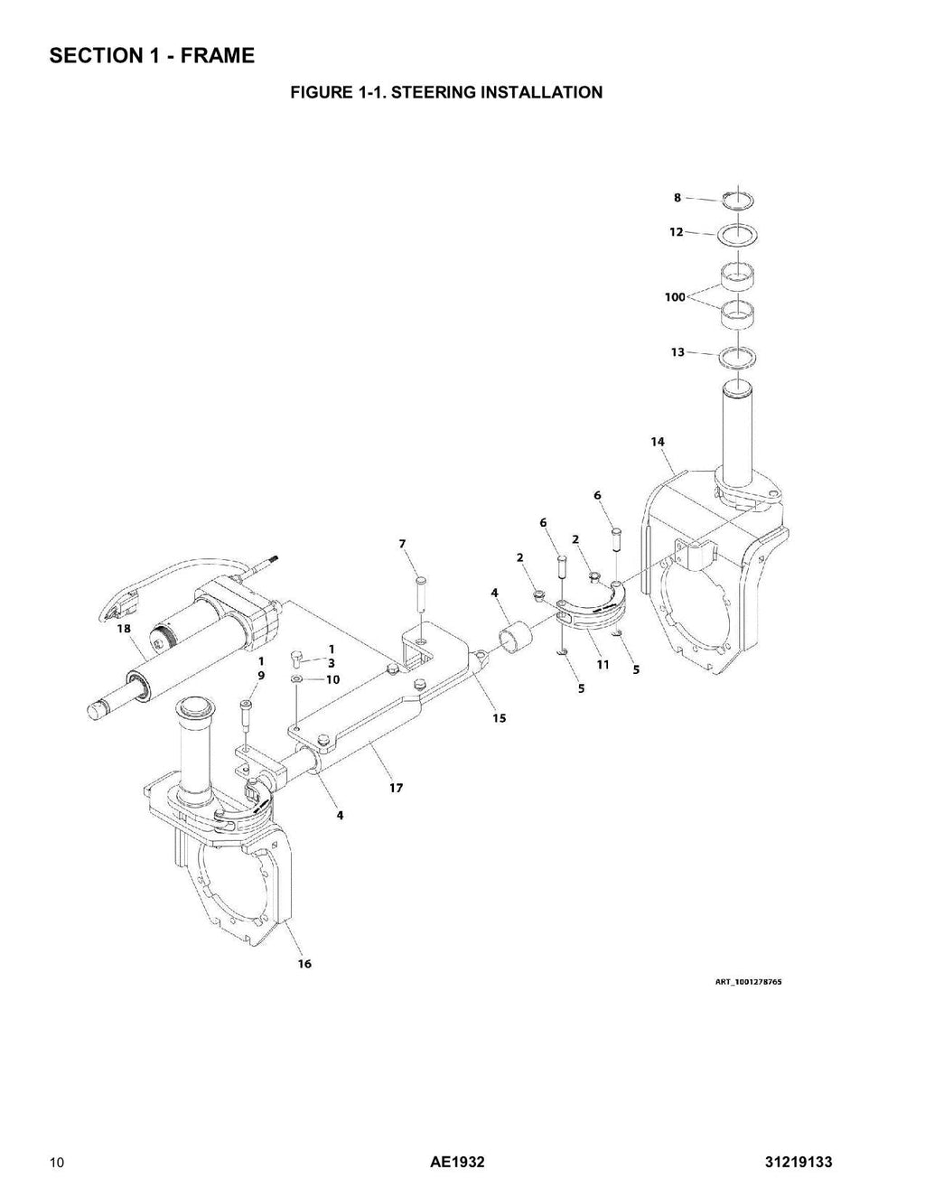 Manual del catálogo de piezas del elevador de tijera JLG AE1932 31219133