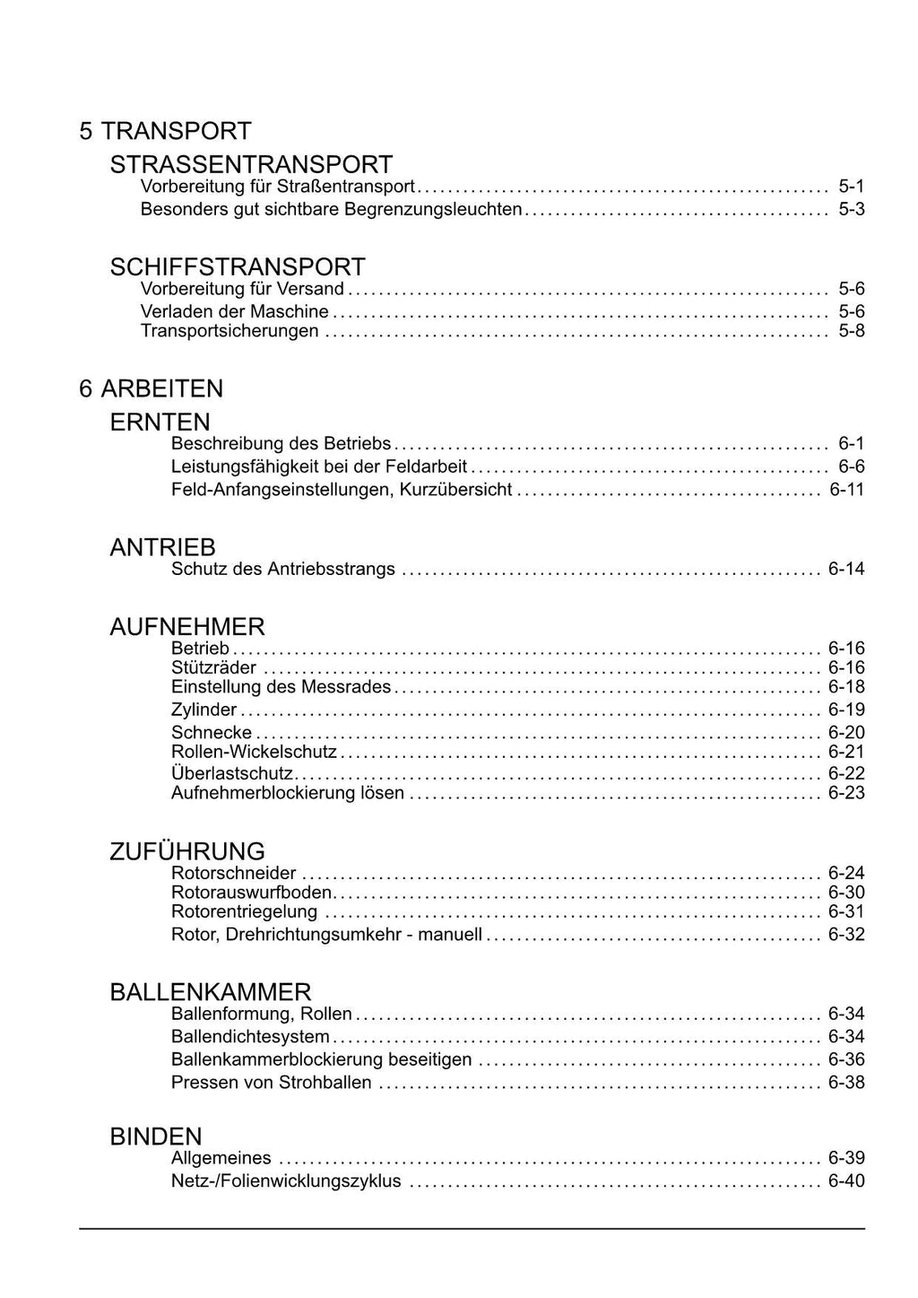 New Holland Roll Baler 125 Combi Rundballenpresse Betriebsanleitung Ab 7312