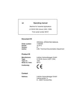Liebherr LH60-M Litronic (USA CAN) Excavator Operators manual