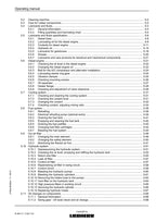 Liebherr R944 C Excavator Operators manual serial 33772